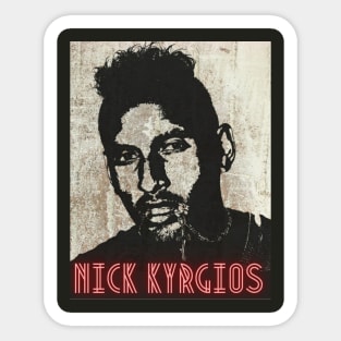 nick kyrgios Sticker